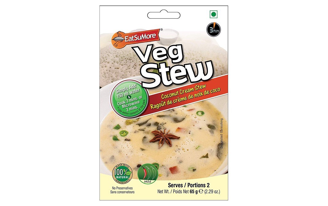 EatSuMore Veg Stew Coconut Cream Stwe    Pack  65 grams